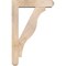 Ekena Millwork Funston Craftsman Smooth Bracket w/ Offset Brace, Douglas Fir, 5 1/2"W x 22"D x 34"H BKT0604X22X34FST04SDF - alternate 2